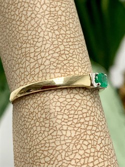 *Кольцо р.18 Изумруд цв Лимонное арт. К1591Ю-303-267 вес 1,02 г - фото 130557 *Кольцо р.18 Изумруд цв Лимонное арт. К1591Ю-303-267 вес 1,02 г - фото 130557