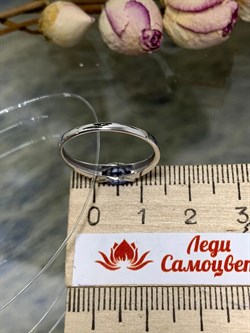 *Кольцо р.17,5 Танзанит Африка цв Белое арт. К1169-208-851 вес 1,3 г - фото 130585 *Кольцо р.17,5 Танзанит Африка цв Белое арт. К1169-208-851 вес 1,3 г - фото 130585