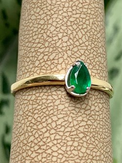 *Кольцо р.19,5 Изумруд цв Лимонное арт. К1587Ю-303-221 вес 1,37 г - фото 130619 *Кольцо р.19,5 Изумруд цв Лимонное арт. К1587Ю-303-221 вес 1,37 г - фото 130619