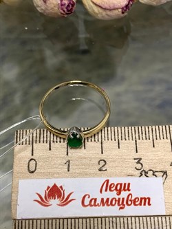 *Кольцо р.19,5 Изумруд цв Лимонное арт. К1587Ю-303-221 вес 1,37 г - фото 130625 *Кольцо р.19,5 Изумруд цв Лимонное арт. К1587Ю-303-221 вес 1,37 г - фото 130625