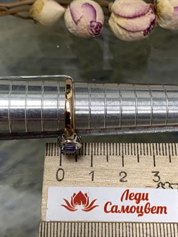 *Кольцо р.18 Танзанит цв Красное арт. К0906-108-065 вес 1,96 г - фото 130636