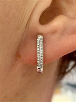 *Серьги Белый бр цв Белое арт. С0762-220-556 вес 2,2 г - фото 130650 *Серьги Белый бр цв Белое арт. С0762-220-556 вес 2,2 г - фото 130650