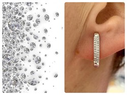 *Серьги Белый бр цв Белое арт. С0762-220-556 вес 2,2 г - фото 130651 *Серьги Белый бр цв Белое арт. С0762-220-556 вес 2,2 г - фото 130651