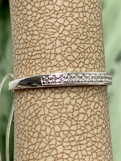 *Кольцо р.16,5 Белый Бр цв Белое арт. К1252-220-293 вес 0,78 г - фото 130667 *Кольцо р.16,5 Белый Бр цв Белое арт. К1252-220-293 вес 0,78 г - фото 130667