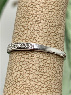 *Кольцо р.16,5 Белый Бр цв Белое арт. К1252-220-293 вес 0,78 г - фото 130668 *Кольцо р.16,5 Белый Бр цв Белое арт. К1252-220-293 вес 0,78 г - фото 130668