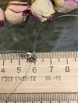 *Колье р.40 Белый Бр цв Белое арт. Л0516-220-464 вес 0,6 г - фото 130728 *Колье р.40 Белый Бр цв Белое арт. Л0516-220-464 вес 0,6 г - фото 130728