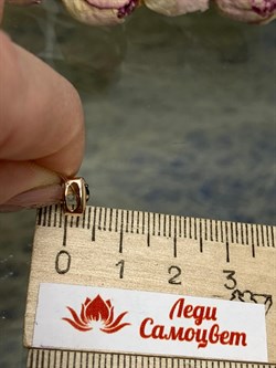 *Подвеска Сапфир цв Красное арт. П0883-102-007 вес 0,38 г - фото 130752 *Подвеска Сапфир цв Красное арт. П0883-102-007 вес 0,38 г - фото 130752