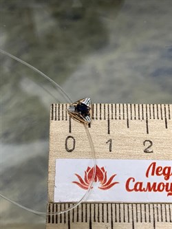 *Подвеска Сапфир цв Красное арт. П0883-102-007 вес 0,38 г - фото 130754 *Подвеска Сапфир цв Красное арт. П0883-102-007 вес 0,38 г - фото 130754