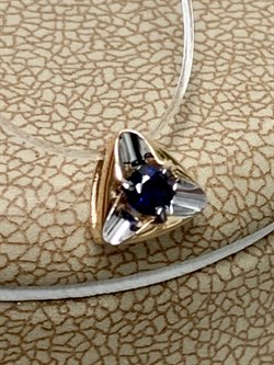 *Подвеска Сапфир цв Красное арт. П0883-102-007 вес 0,38 г - фото 130758 *Подвеска Сапфир цв Красное арт. П0883-102-007 вес 0,38 г - фото 130758