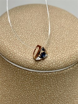 *Подвеска Сапфир цв Красное арт. П0883-102-007 вес 0,38 г - фото 130759 *Подвеска Сапфир цв Красное арт. П0883-102-007 вес 0,38 г - фото 130759