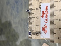 *Пусеты Танзанит цв Белое арт. С1173-228-121 вес 2,29 г - фото 130800 *Пусеты Танзанит цв Белое арт. С1173-228-121 вес 2,29 г - фото 130800