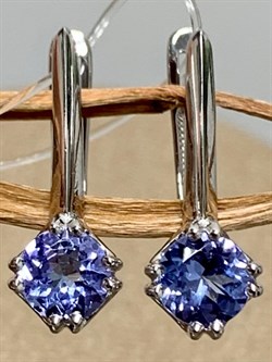 *Серьги Танзанит цв Белое арт. С1171-208-999 вес 2,01 г - фото 130856 *Серьги Танзанит цв Белое арт. С1171-208-999 вес 2,01 г - фото 130856