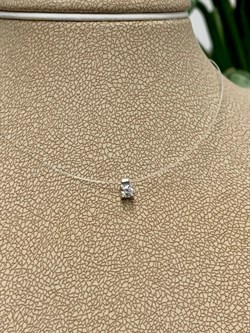 *Колье р.40 Белый Бр цв Белое арт. Л0516-220-464 вес 0,6 г - фото 130888 *Колье р.40 Белый Бр цв Белое арт. Л0516-220-464 вес 0,6 г - фото 130888