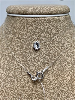 *Колье р.40 Белый бр цв Белое арт. Л0514-220-141 вес 0,66 г - фото 130928 *Колье р.40 Белый бр цв Белое арт. Л0514-220-141 вес 0,66 г - фото 130928