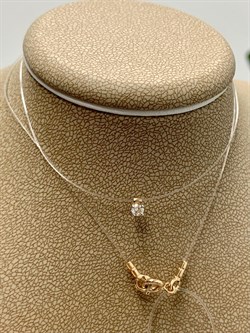 *Колье р.40 Белый бр цв Красное арт. Л0516-120-285 вес 0,64 г - фото 130936 *Колье р.40 Белый бр цв Красное арт. Л0516-120-285 вес 0,64 г - фото 130936