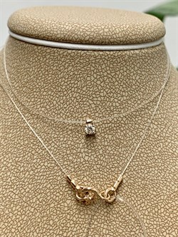 *Колье р.40 Белый бр цв Красное арт. Л0516-120-285 вес 0,64 г - фото 130938 *Колье р.40 Белый бр цв Красное арт. Л0516-120-285 вес 0,64 г - фото 130938