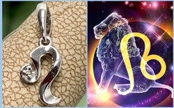 *Подвеска Лев Белый Бр цв Белое арт. 34214-200-869 вес 0,44 г - фото 131084