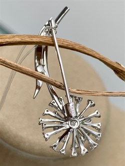 *Брошь Одуванчик Белый Бр цв Белое арт 7-323-163 (вес 2,41 г) - фото 131386 *Брошь Одуванчик Белый Бр цв Белое арт 7-323-163 (вес 2,41 г) - фото 131386