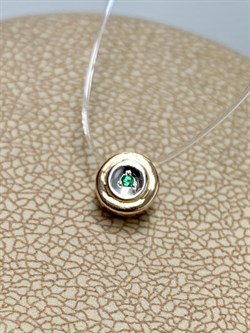 *Подвеска Микс Сапфир Изумруд цв Красное арт. П0755-102/3-318 вес 0,35 г - фото 131588 *Подвеска Микс Сапфир Изумруд цв Красное арт. П0755-102/3-318 вес 0,35 г - фото 131588