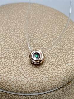 *Подвеска Микс Сапфир Изумруд цв Красное арт. П0755-102/3-318 вес 0,35 г - фото 131589 *Подвеска Микс Сапфир Изумруд цв Красное арт. П0755-102/3-318 вес 0,35 г - фото 131589