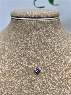 *Колье р.40 Танзанит Африка цв Красное арт. Л0606-108-591 вес 0,72 г - фото 131691 *Колье р.40 Танзанит Африка цв Красное арт. Л0606-108-591 вес 0,72 г - фото 131691