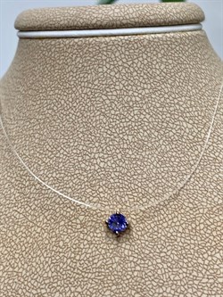 *Колье р.40 Танзанит Африка цв Красное арт. Л0606-108-616 вес 0,69 г - фото 131697 *Колье р.40 Танзанит Африка цв Красное арт. Л0606-108-616 вес 0,69 г - фото 131697