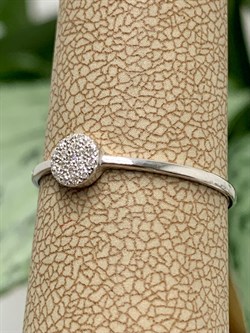 *Кольцо р.18Белый бр цв Белое арт. 12264-200-857 вес 0,67 г - фото 131827