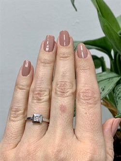 *Кольцо р.16,5 Белый бр цв Белое арт. 13383-200-293 вес 1,74 г - фото 131935