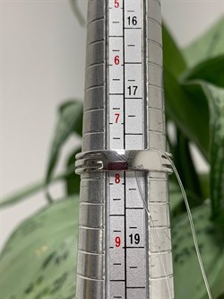 *Кольцо р.18 Белый бр цв Белое арт. 11929-200-762 вес 2,49 г - фото 131954