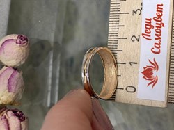 *Кольцо р.17,5 Белый Бр цв Красное арт. 13815-100-276 (вес 2,77 г) - фото 132057