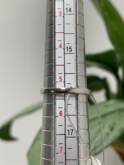 *Кольцо р.16,5 Белый бр цв Белое арт. 13383-200-293 вес 1,74 г - фото 132226