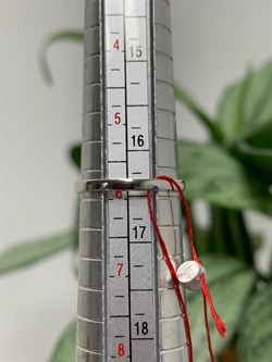 *Кольцо р.16,5 Белый бр цв Белое арт. 13600-200-527 вес 1,45 г - фото 132243