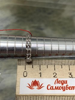 *Кольцо р.16 Белый бр цв Белое арт. 12860-200-875 вес 1,71 г - фото 132319
