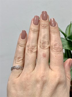 *Кольцо р.16 Белый бр цв Белое арт. 12860-200-875 вес 1,71 г - фото 132324