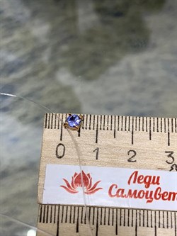 *Колье р.40 Танзанит Африка цв Красное арт. Л0606-108-591 вес 0,72 г - фото 132530 *Колье р.40 Танзанит Африка цв Красное арт. Л0606-108-591 вес 0,72 г - фото 132530