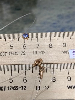 *Колье р.40 Танзанит Африка цв Красное арт. Л0606-108-591 вес 0,72 г - фото 132531 *Колье р.40 Танзанит Африка цв Красное арт. Л0606-108-591 вес 0,72 г - фото 132531