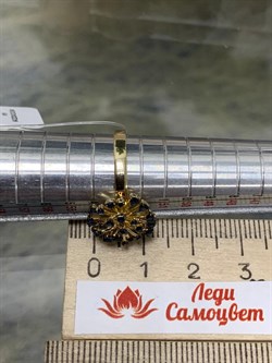 *Кольцо р.17 Одуванчик Синий Сапфир цв Лимонное арт 1-308483-00-02-929 (вес 2,71 г) - фото 132554 *Кольцо р.17 Одуванчик Синий Сапфир цв Лимонное арт 1-308483-00-02-929 (вес 2,71 г) - фото 132554