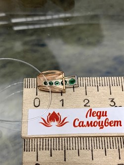 *Подвеска Изумруд цв Красное арт 3-407332-00-01-833 вес 1,31 г - фото 132654 *Подвеска Изумруд цв Красное арт 3-407332-00-01-833 вес 1,31 г - фото 132654