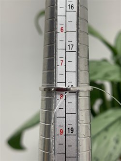 *Кольцо р.18 ТРИГЛАВ цв Белое арт. 1000434-595 (вес 1,45 г) - фото 132748