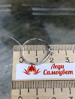 *Кольцо р.17,5 Белый Бр цв Белое арт. К0786-220-142 вес 1,28 г - фото 132820 *Кольцо р.17,5 Белый Бр цв Белое арт. К0786-220-142 вес 1,28 г - фото 132820