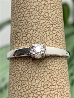 *Кольцо р.17,5 Белый Бр цв Белое арт. К0786-220-142 вес 1,28 г - фото 132828 *Кольцо р.17,5 Белый Бр цв Белое арт. К0786-220-142 вес 1,28 г - фото 132828