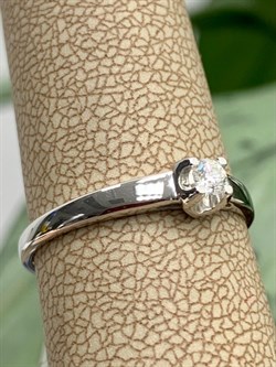 *Кольцо р.18,5 Белый Бр цв Белое арт. К0786-220-736 вес 1,3 г - фото 132830 *Кольцо р.18,5 Белый Бр цв Белое арт. К0786-220-736 вес 1,3 г - фото 132830