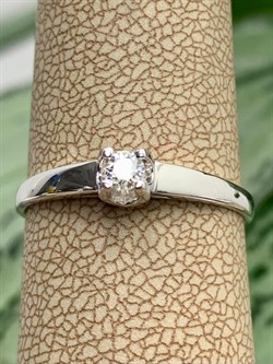 *Кольцо р.18,5 Белый Бр цв Белое арт. К0786-220-736 вес 1,3 г - фото 132836 *Кольцо р.18,5 Белый Бр цв Белое арт. К0786-220-736 вес 1,3 г - фото 132836