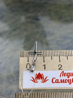 *Подвеска Белый Бр цв Белое арт. П1339-220-710 вес 0,46 г - фото 132938