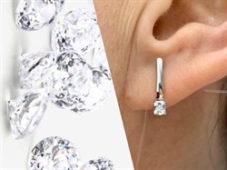 *Серьги Белый Бр цв Белое арт. С1476-220-600 вес 1,8 г - фото 132941 *Серьги Белый Бр цв Белое арт. С1476-220-600 вес 1,8 г - фото 132941