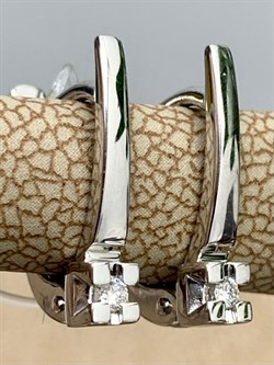 *Серьги Белый Бр цв Белое арт. С1476-220-600 вес 1,8 г - фото 132943 *Серьги Белый Бр цв Белое арт. С1476-220-600 вес 1,8 г - фото 132943