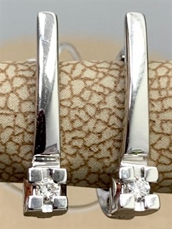 *Серьги Белый Бр цв Белое арт. С1476-220-600 вес 1,8 г - фото 132945 *Серьги Белый Бр цв Белое арт. С1476-220-600 вес 1,8 г - фото 132945