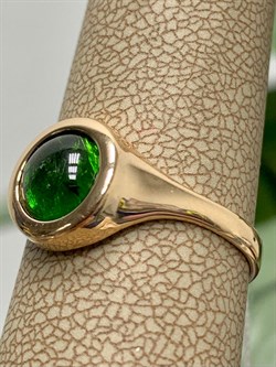 *Кольцо р.18,5 Хромдиопсид цв Красное арт. 1340301-262 вес 2,73 г - фото 133105