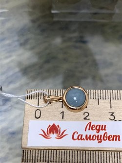 *Подвеска Аквамарин цв Красное арт. 30791301-660 вес 1,4 г - фото 133117