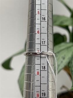 *Кольцо р.17,5 Аквамарин цв Белое арт. 1791478-034 вес 2,25 г - фото 133154